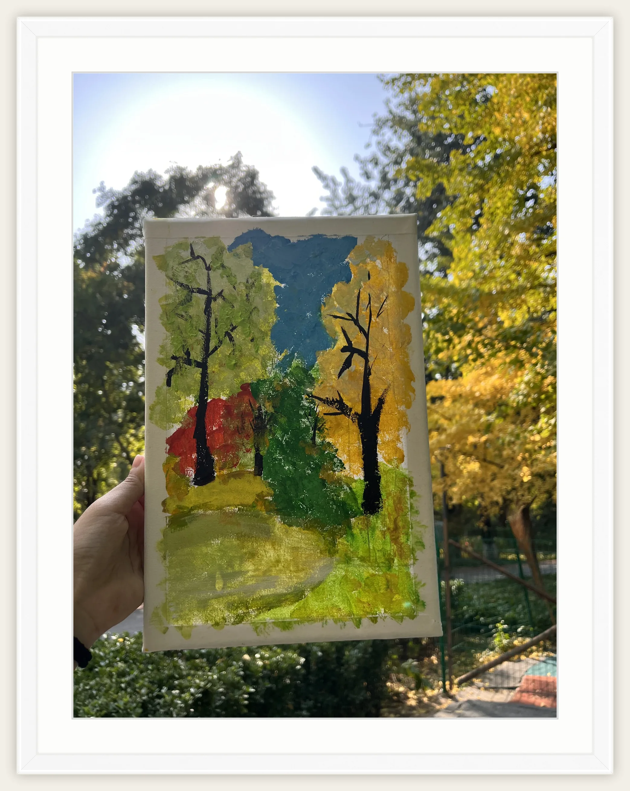 《手中的秋景》，葫芦，2023