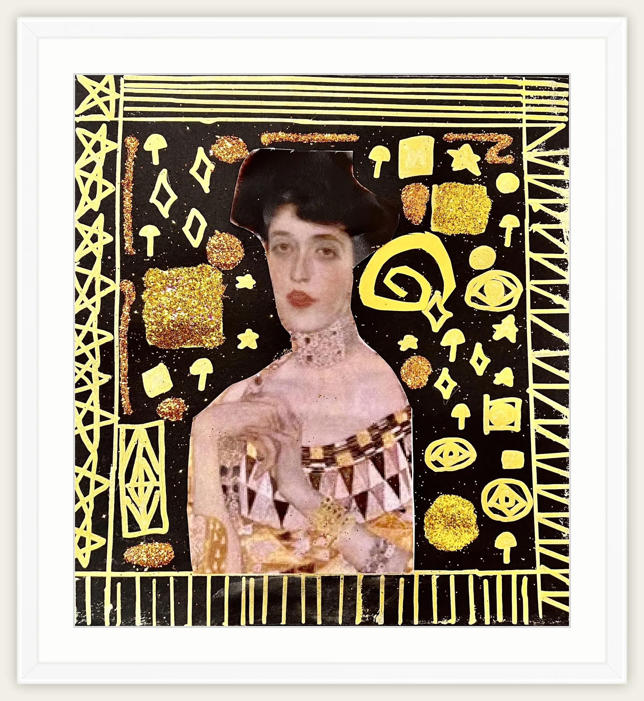 《金色名画肖像》，逗逗，2022