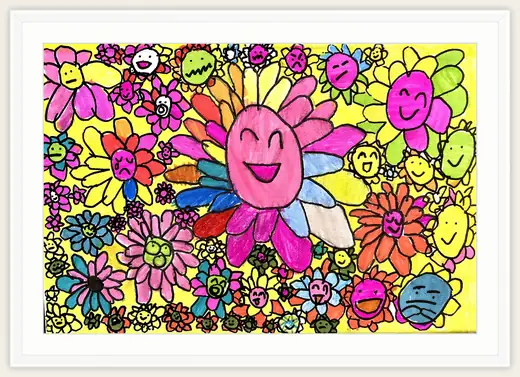 《花园里的笑脸》，葫芦，2022