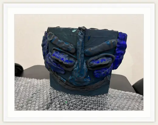 《蓝色面具》，葫芦，2022