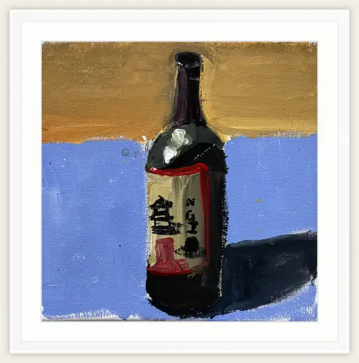 《黑色酒瓶》，逗逗，2023