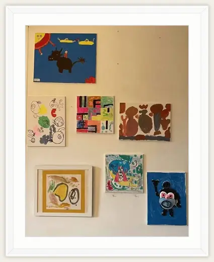 《墙上的小画展》，逗逗，2022