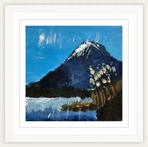 《雪山之巅》，葫芦，2023