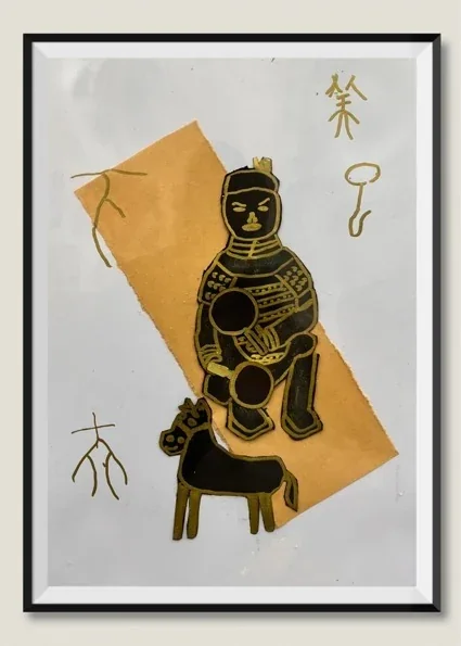 《金衣人物》，逗逗，2023