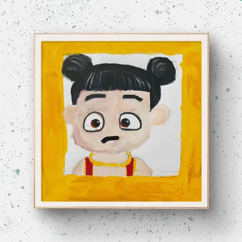 《黄衣女孩》，葫芦，2025